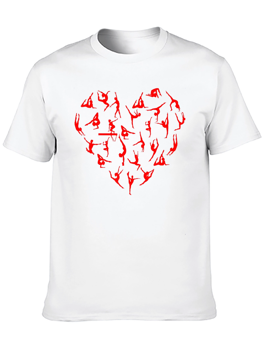 Gymnastics Heart T-Shirt - Black