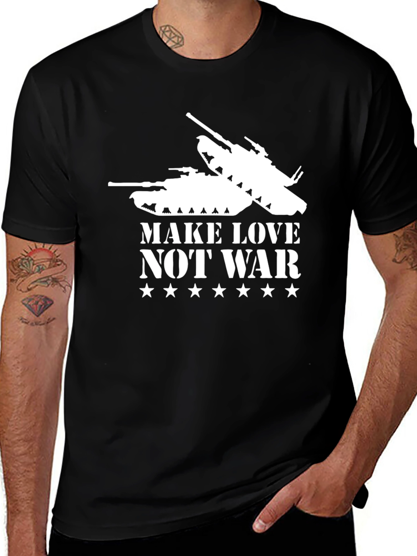 Make Love Not War Graphic Tee