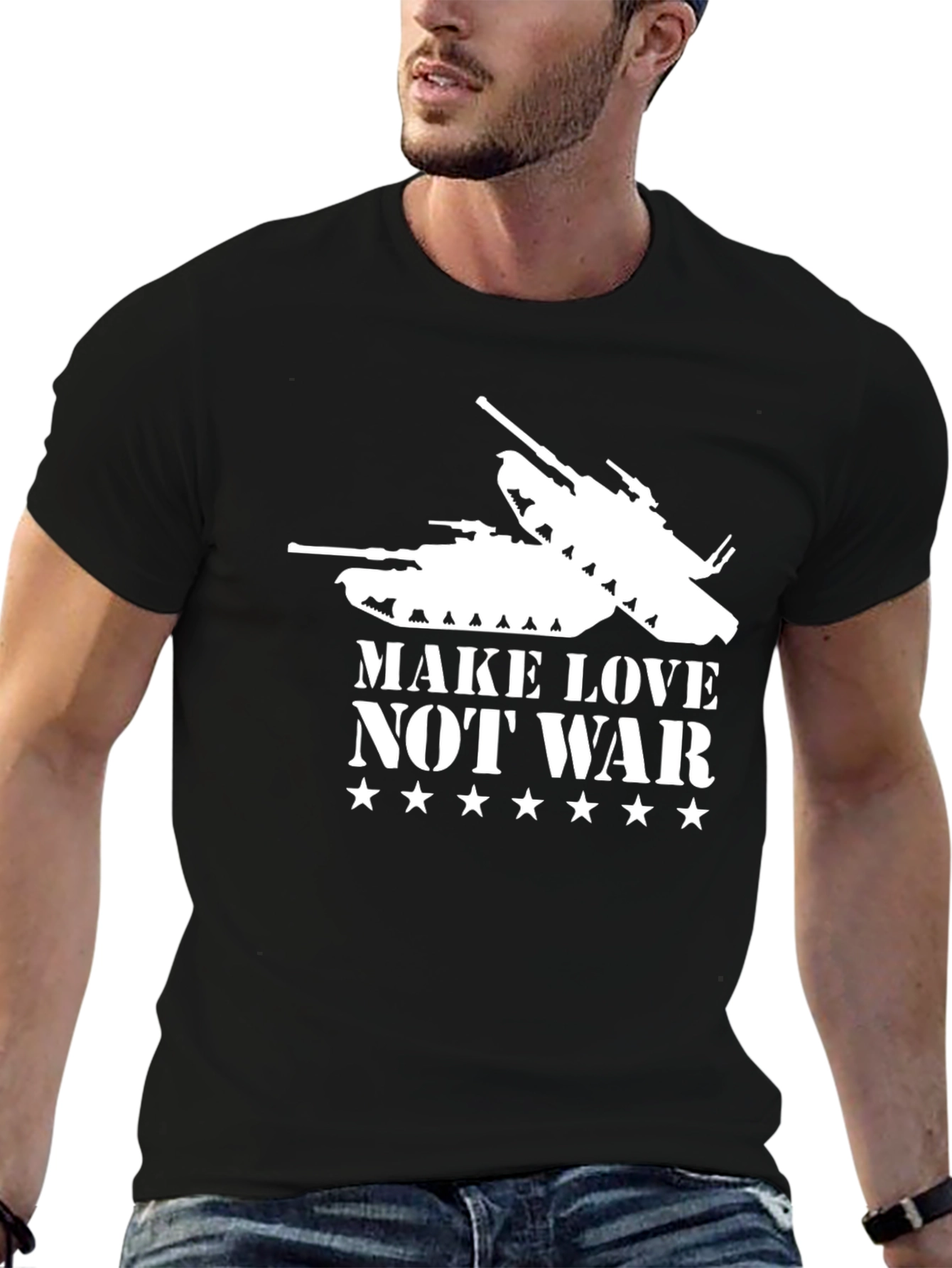 Make Love Not War Graphic Tee