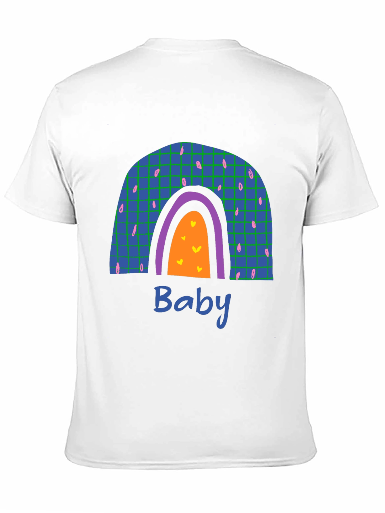Rainbow Baby Graphic Print Black T-Shirt