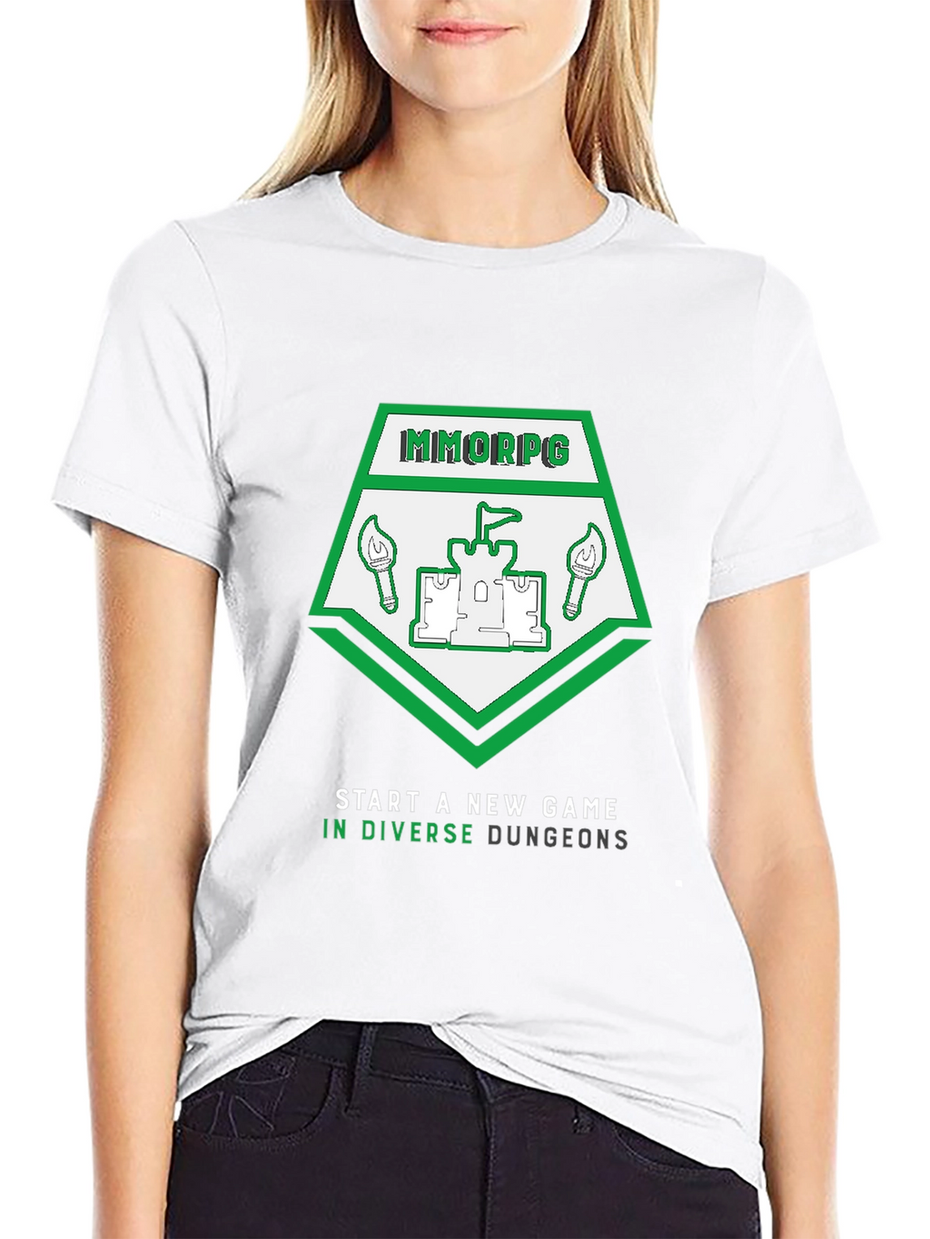 MMORPG New Game T-Shirt - Diverse Dungeons Design