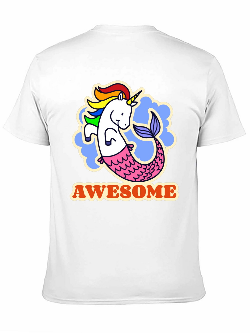 Awesome Unicorn Mermaid Graphic Tee