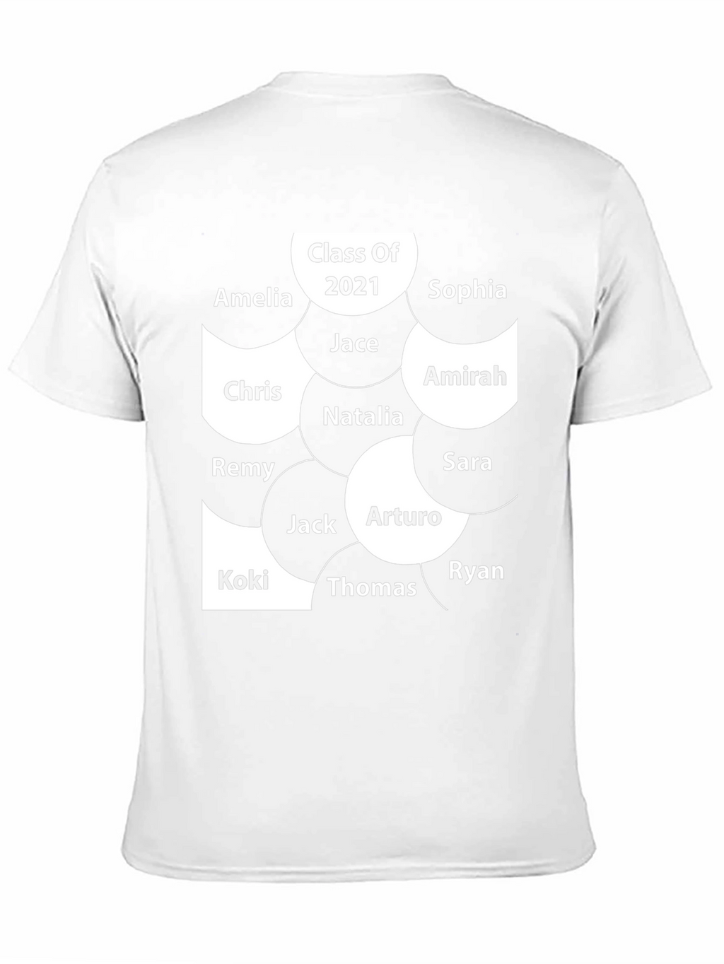 Class of 2021 Personalized Name T-Shirt