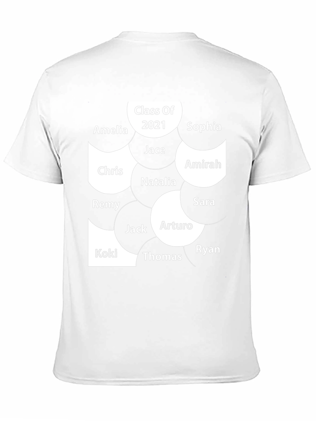 Class of 2021 Personalized Name T-Shirt