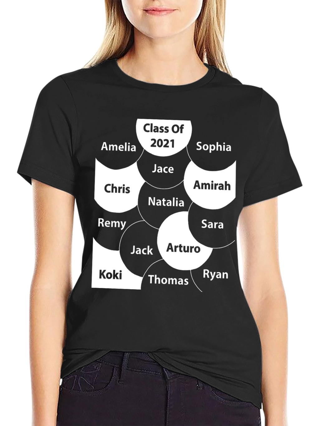 Class of 2021 Personalized Name T-Shirt