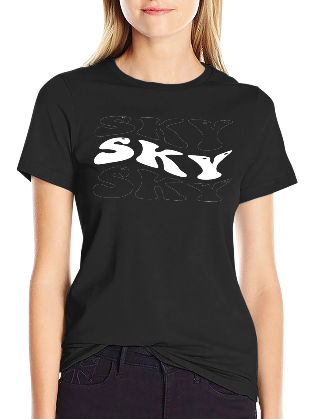 SKY Graphic Tee - Trendy Fashion