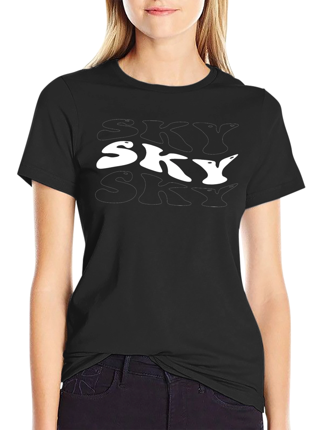 SKY Graphic Tee - Trendy Fashion