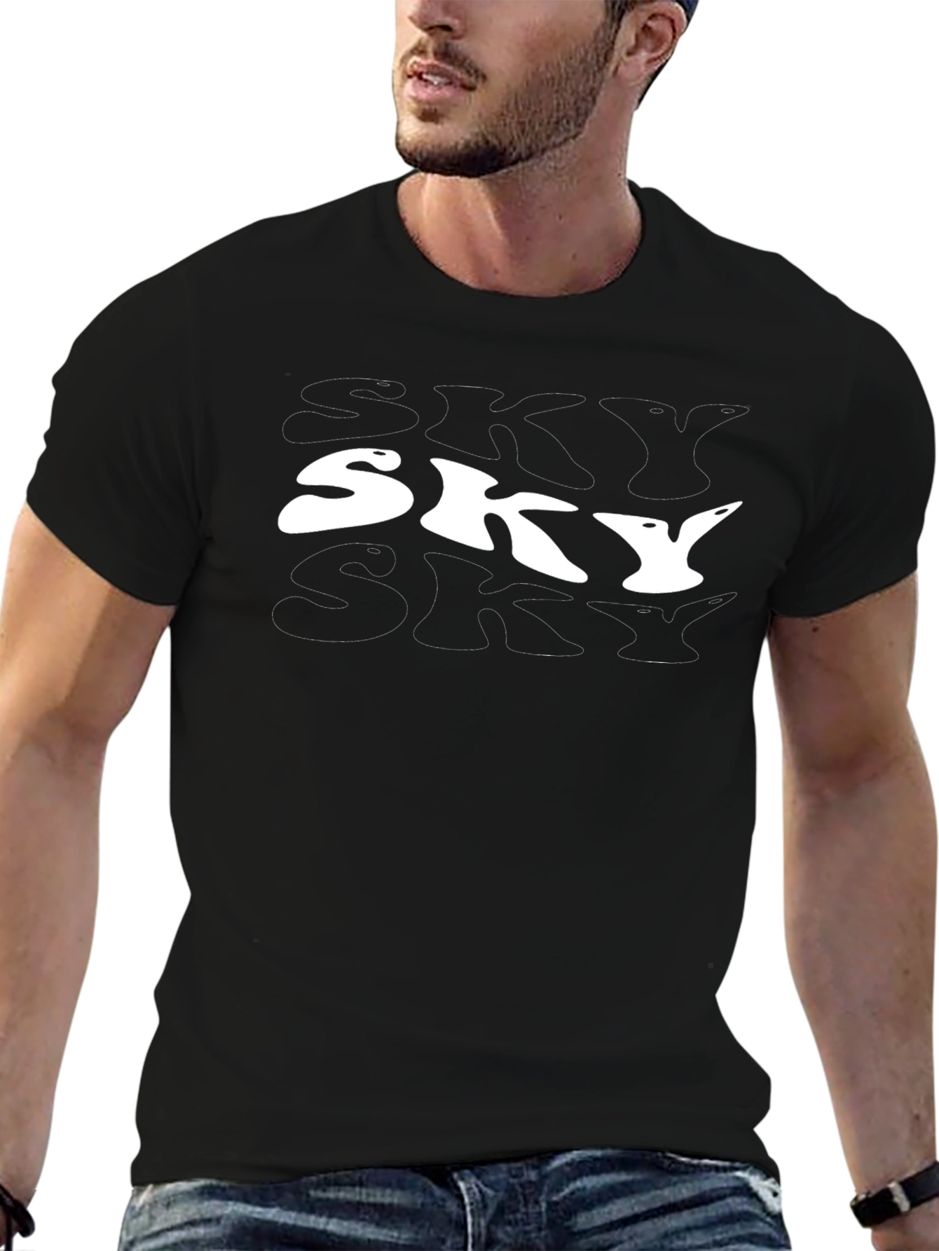 SKY Graphic Tee - Trendy Fashion