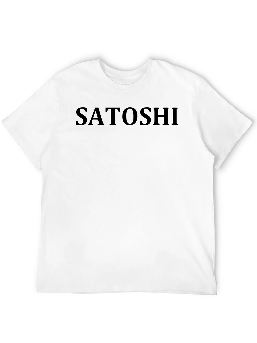 Satoshi Black T-Shirt - Crypto Enthusiast Tee