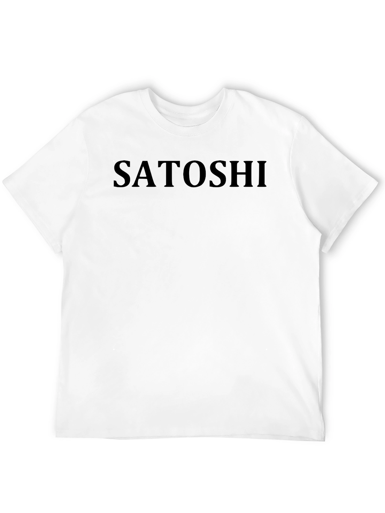 Satoshi Black T-Shirt - Crypto Enthusiast Tee