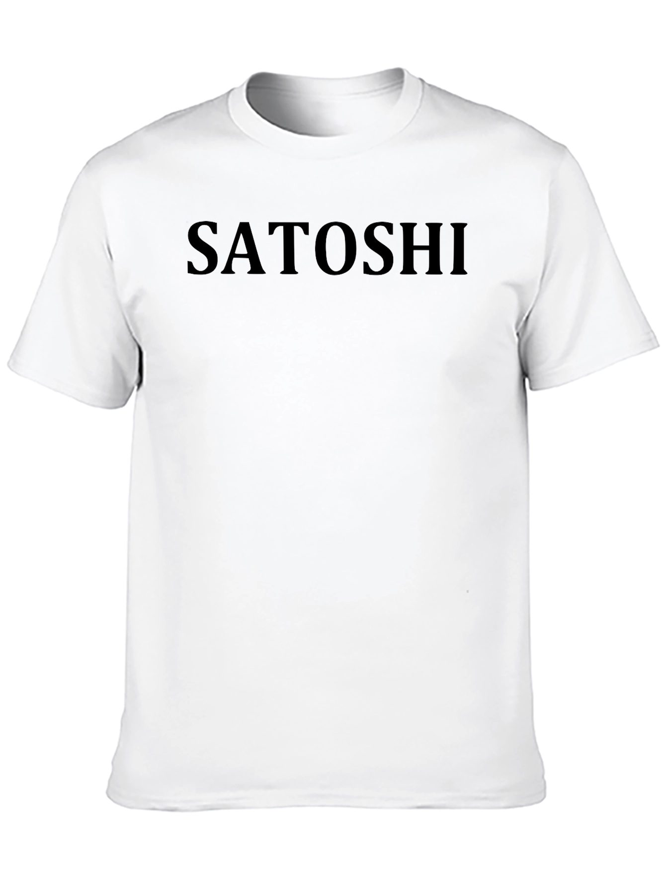 Satoshi Black T-Shirt - Crypto Enthusiast Tee
