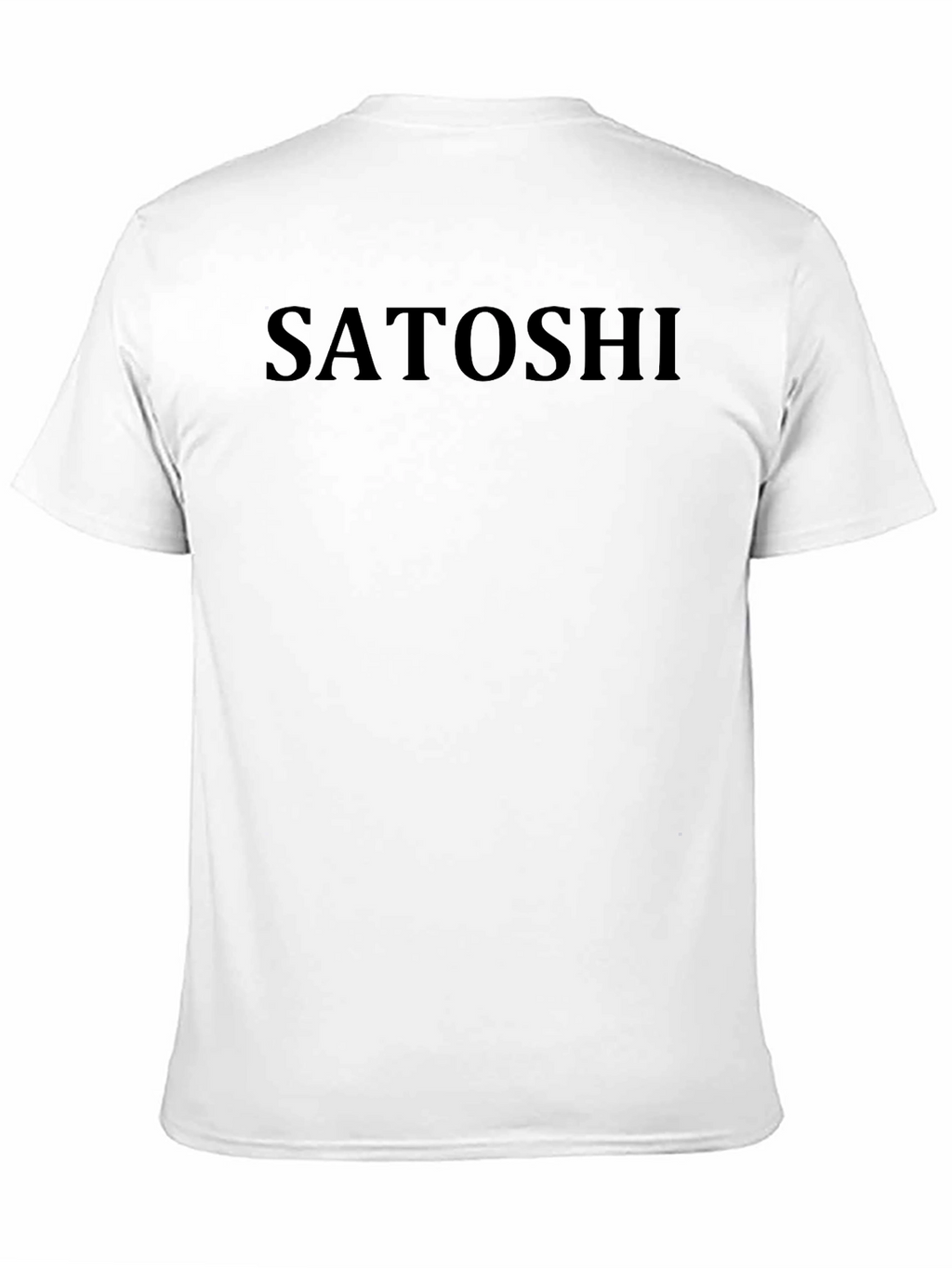Satoshi Black T-Shirt - Crypto Enthusiast Tee