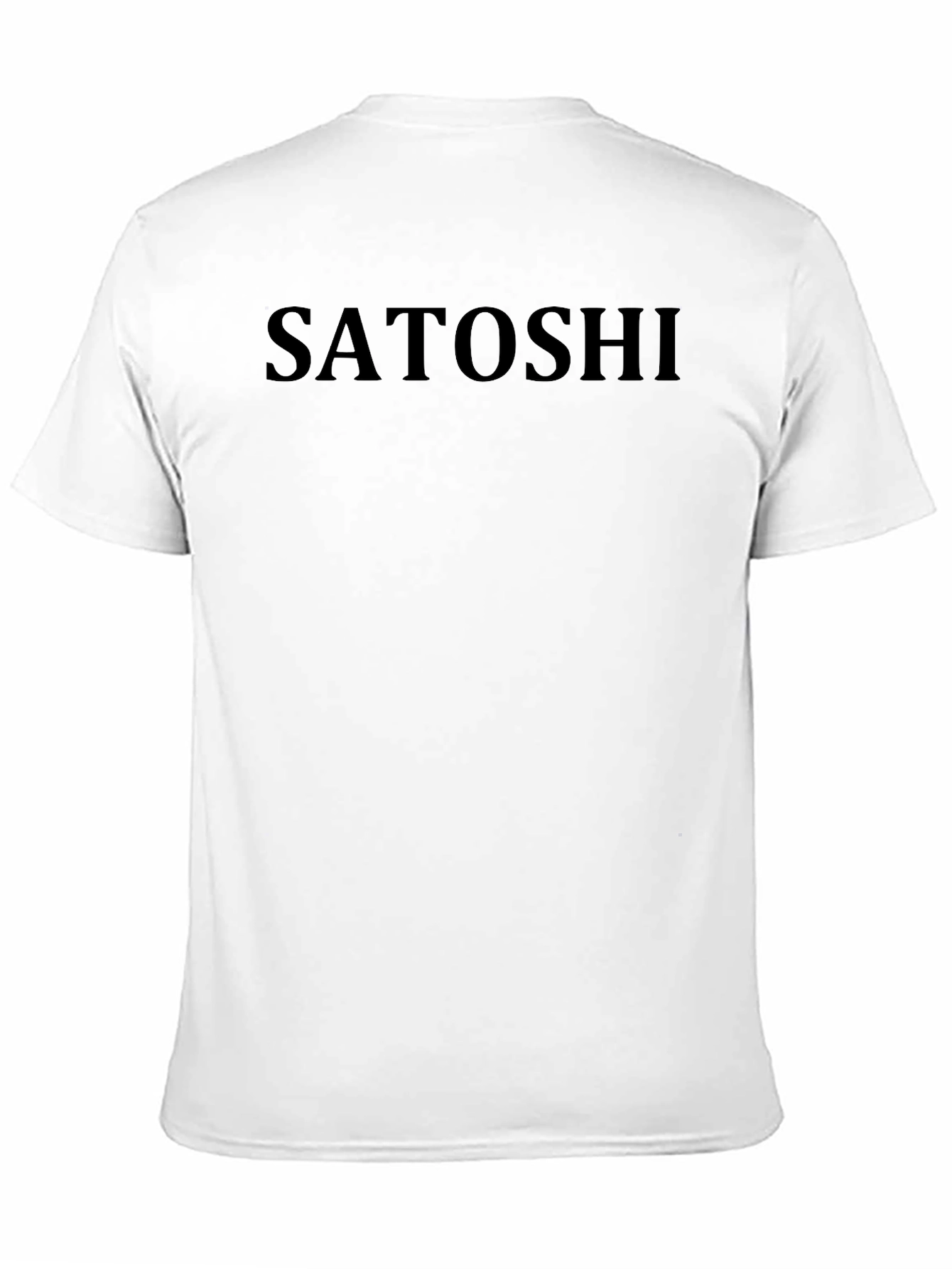 Satoshi Black T-Shirt - Crypto Enthusiast Tee