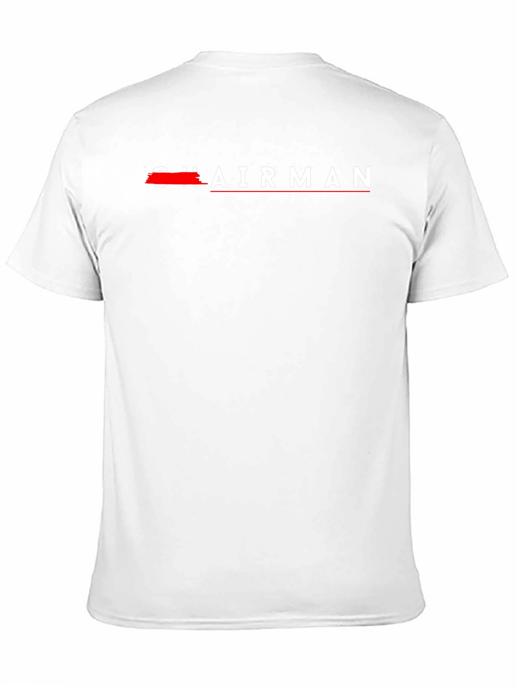 Chairman Graphic Tee - Black Cotton T-Shirt