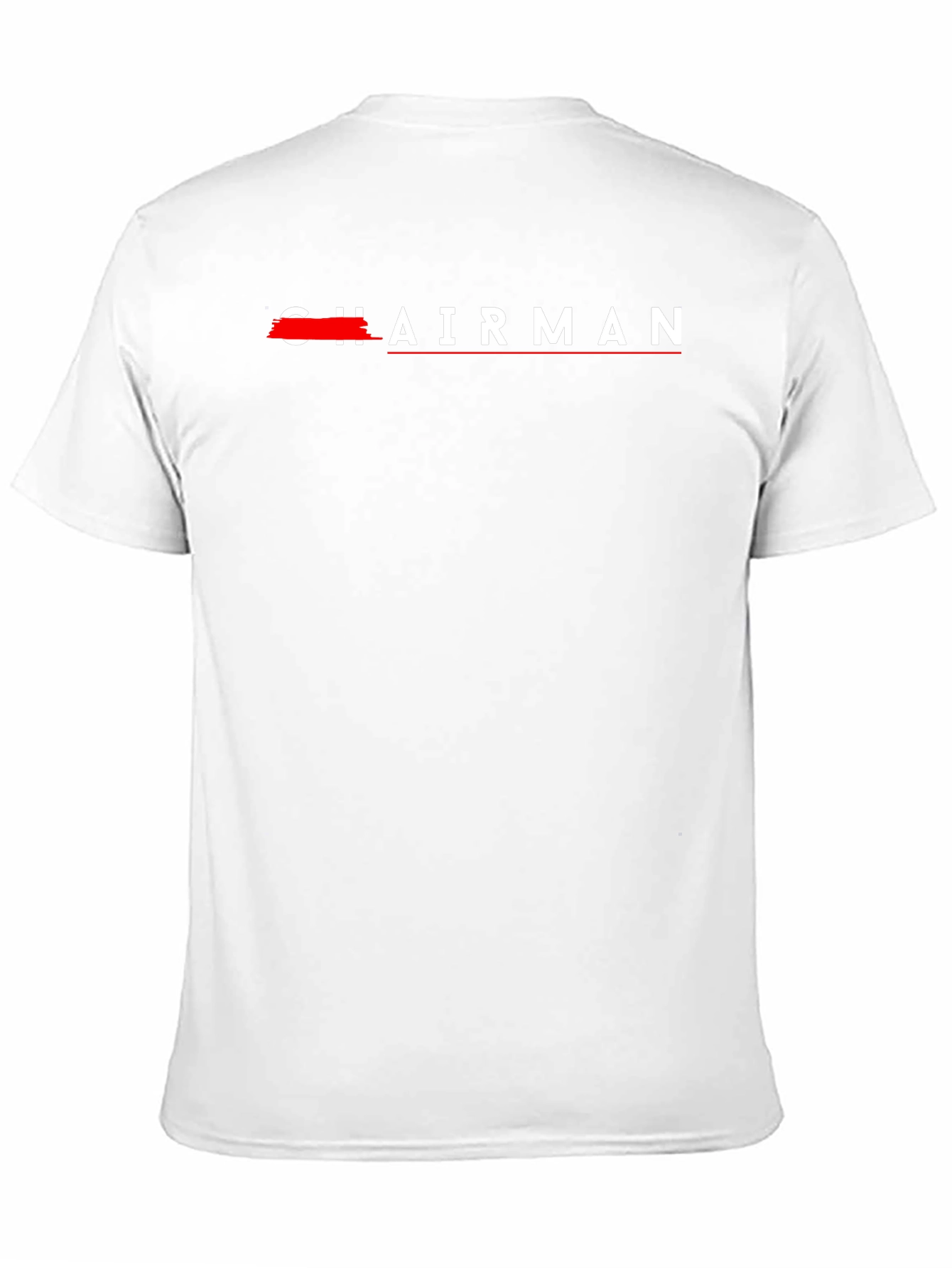 Chairman Graphic Tee - Black Cotton T-Shirt