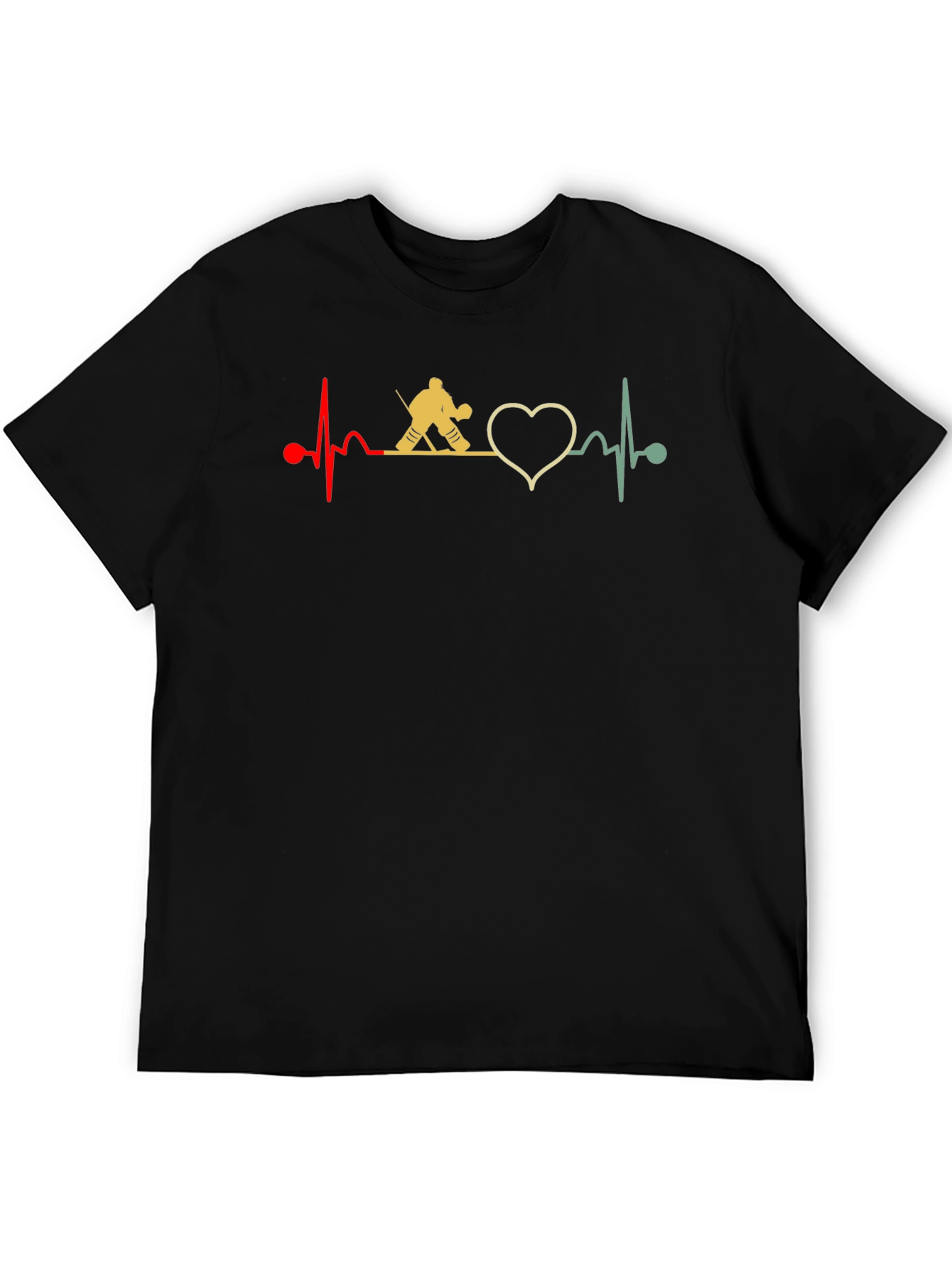 Hockey Heartbeat Graphic Tee