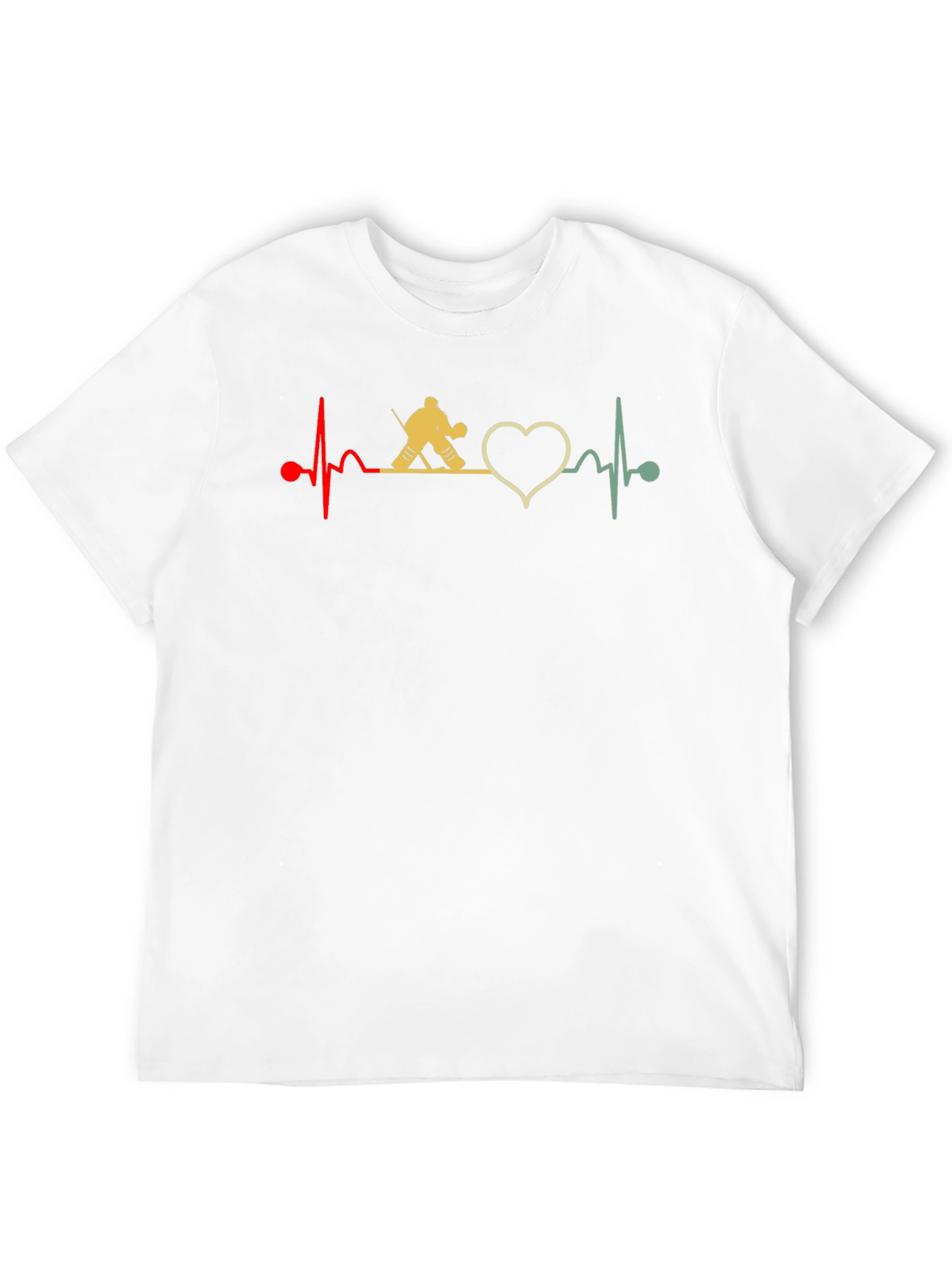 Hockey Heartbeat Graphic Tee