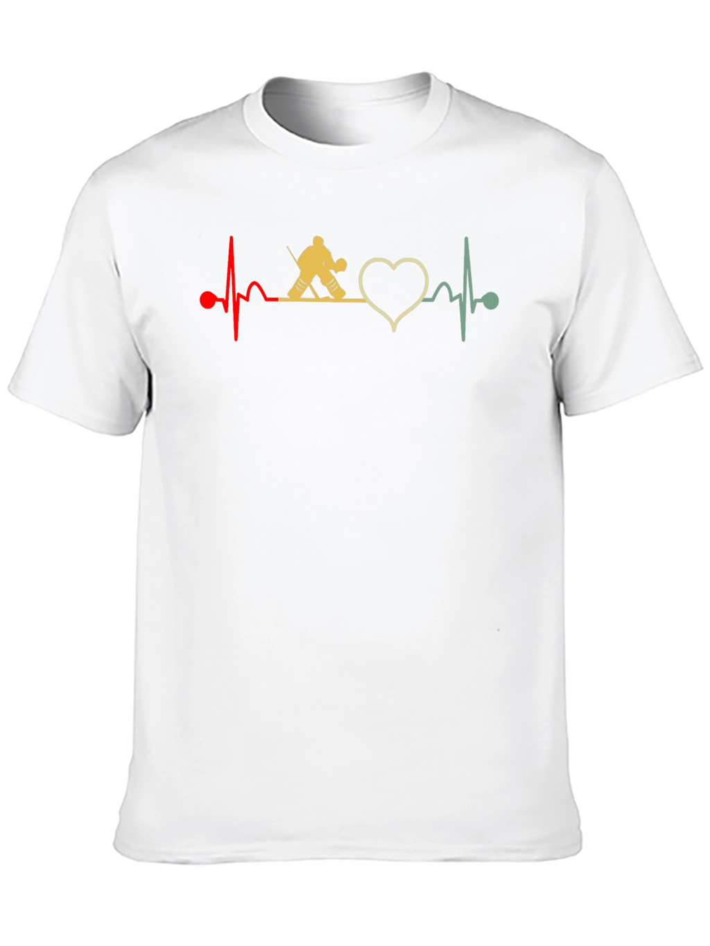 Hockey Heartbeat Graphic Tee