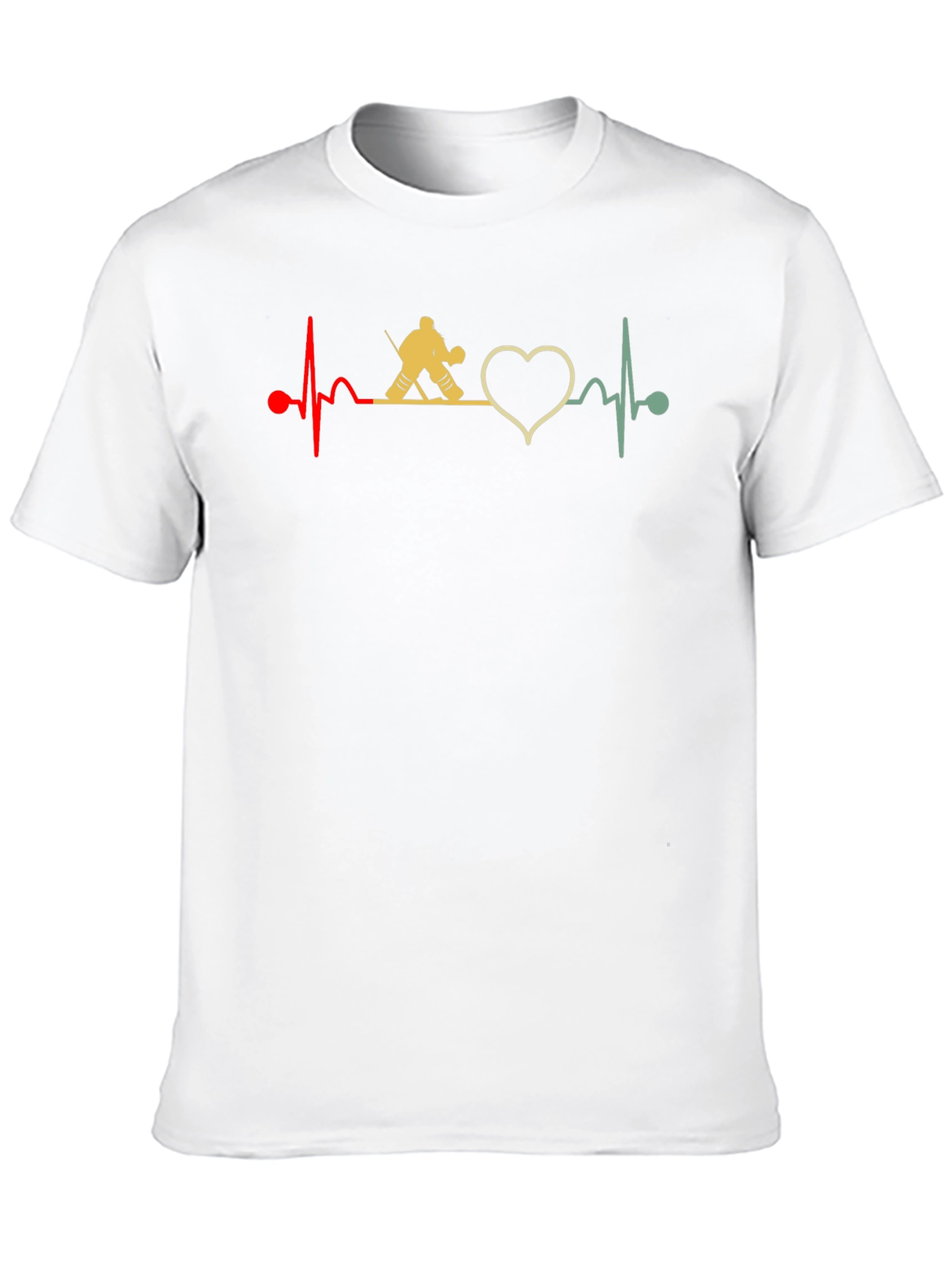 Hockey Heartbeat Graphic Tee