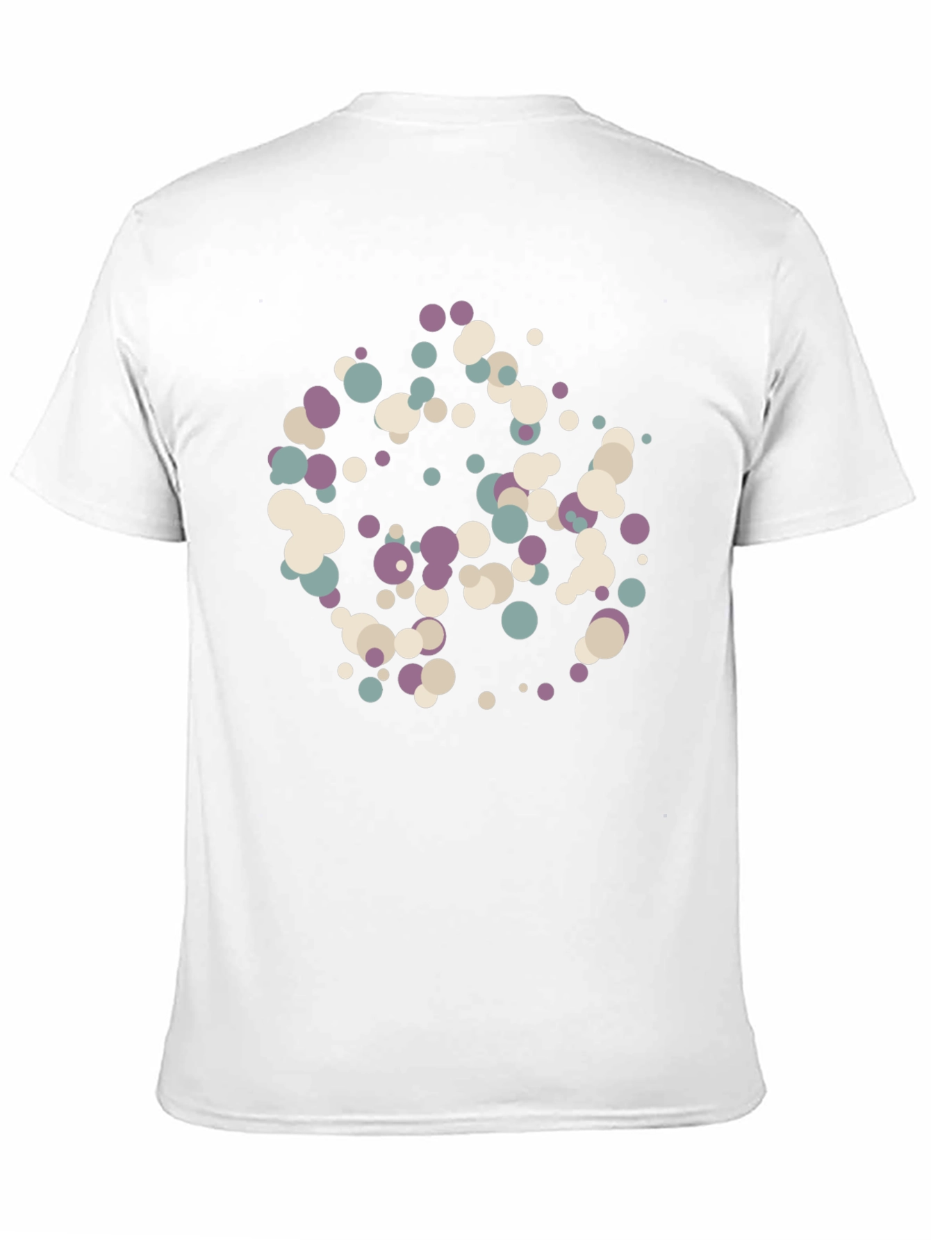 Abstract Dots Black T-Shirt - Modern Art Tee