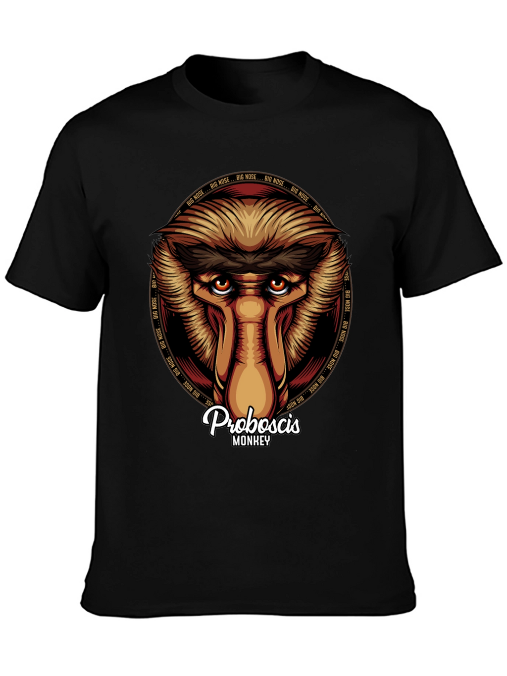 Proboscis Monkey Big Nose Graphic T-Shirt