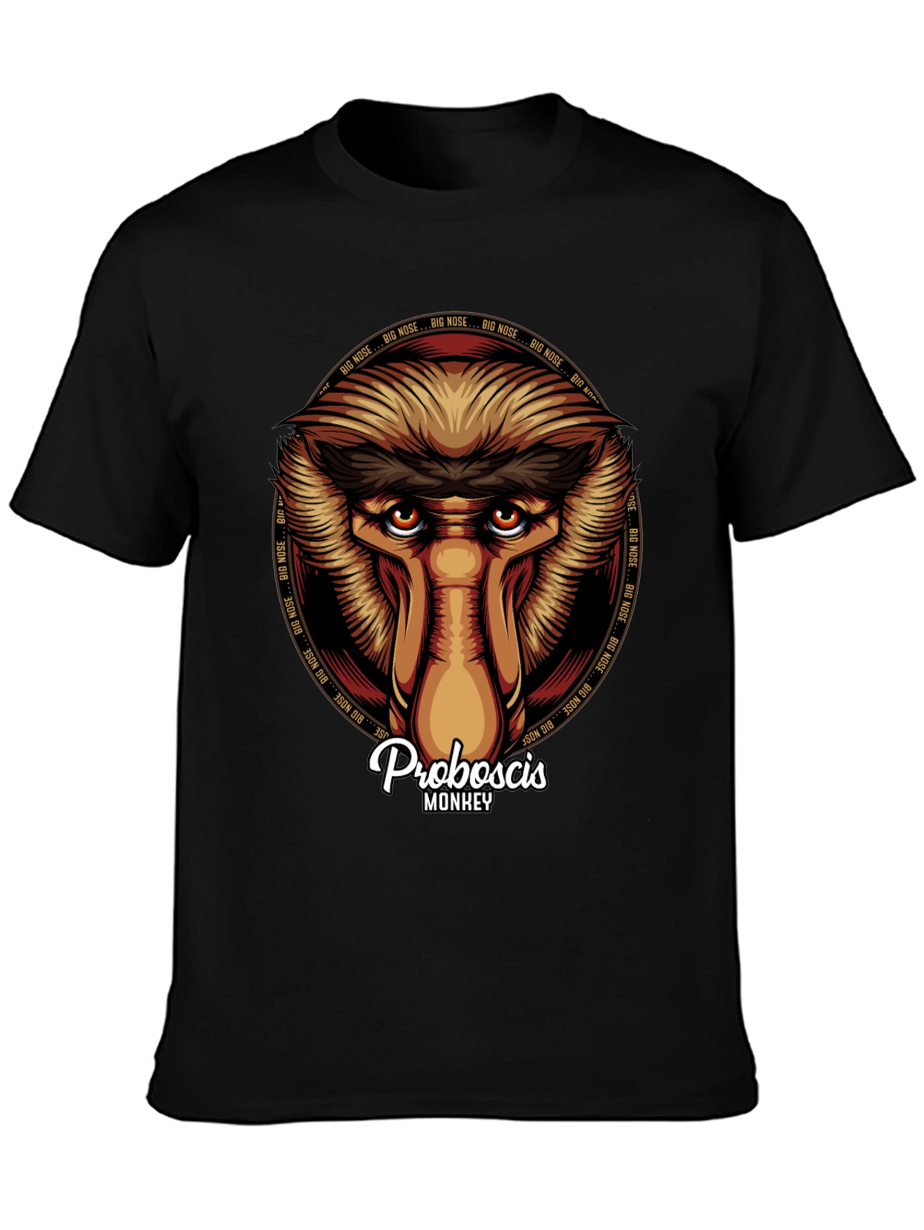 Proboscis Monkey Big Nose Graphic T-Shirt