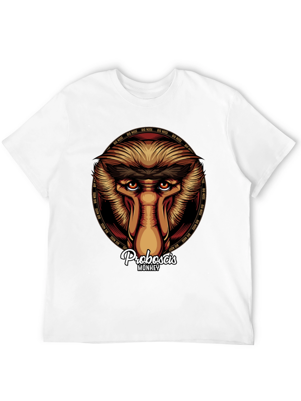 Proboscis Monkey Big Nose Graphic T-Shirt