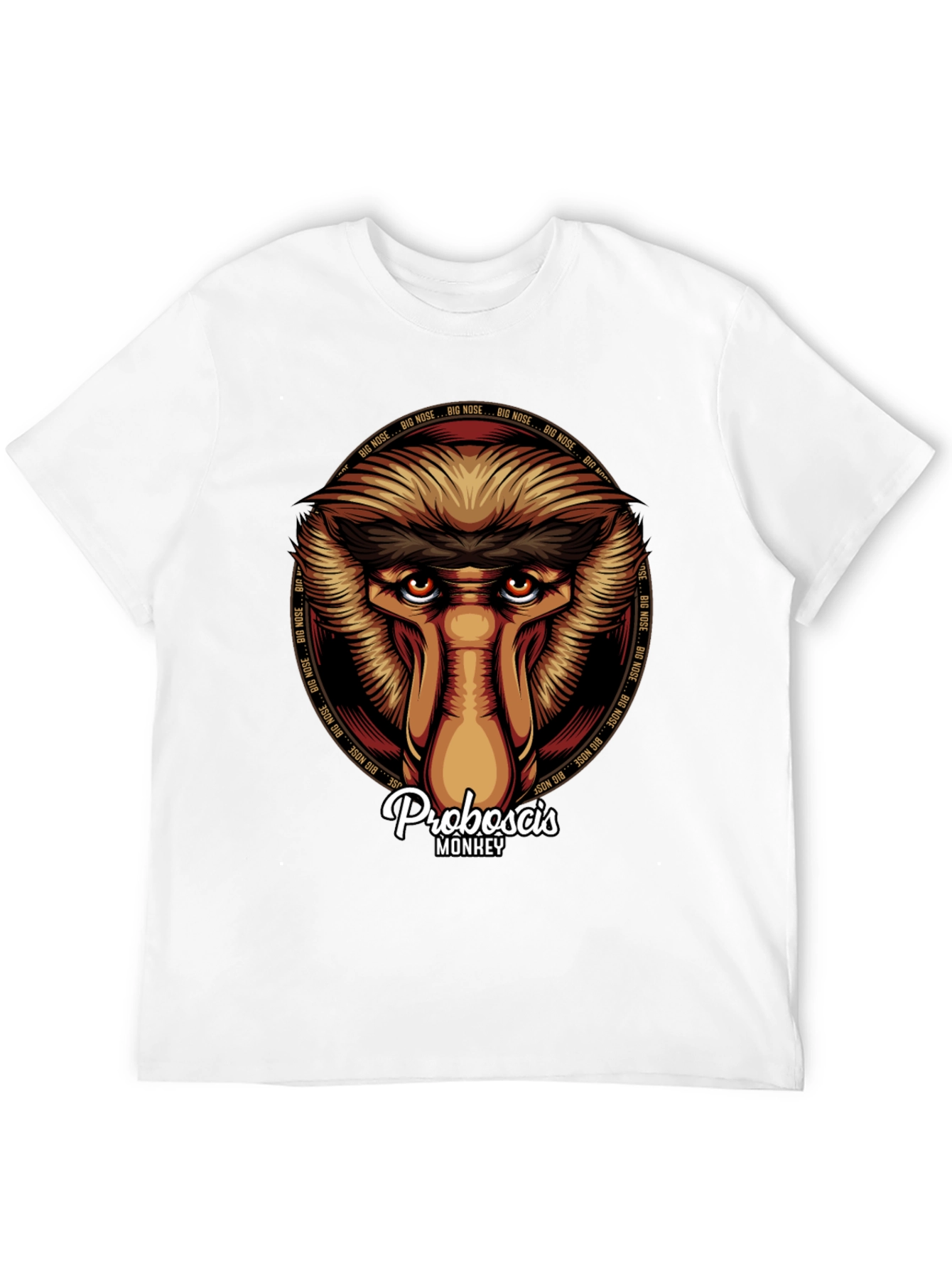 Proboscis Monkey Big Nose Graphic T-Shirt