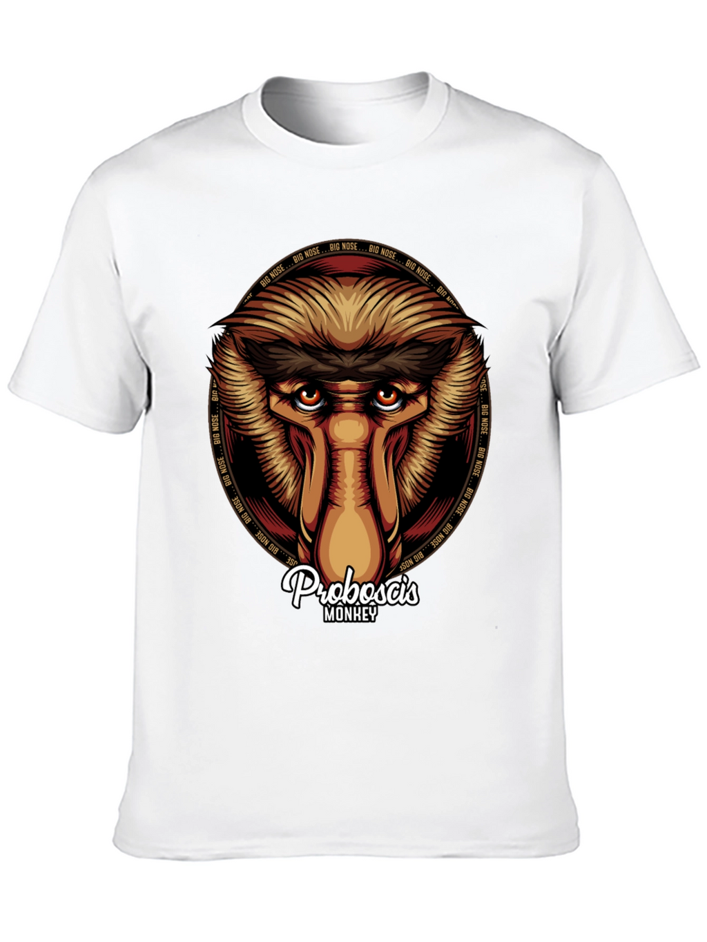 Proboscis Monkey Big Nose Graphic T-Shirt