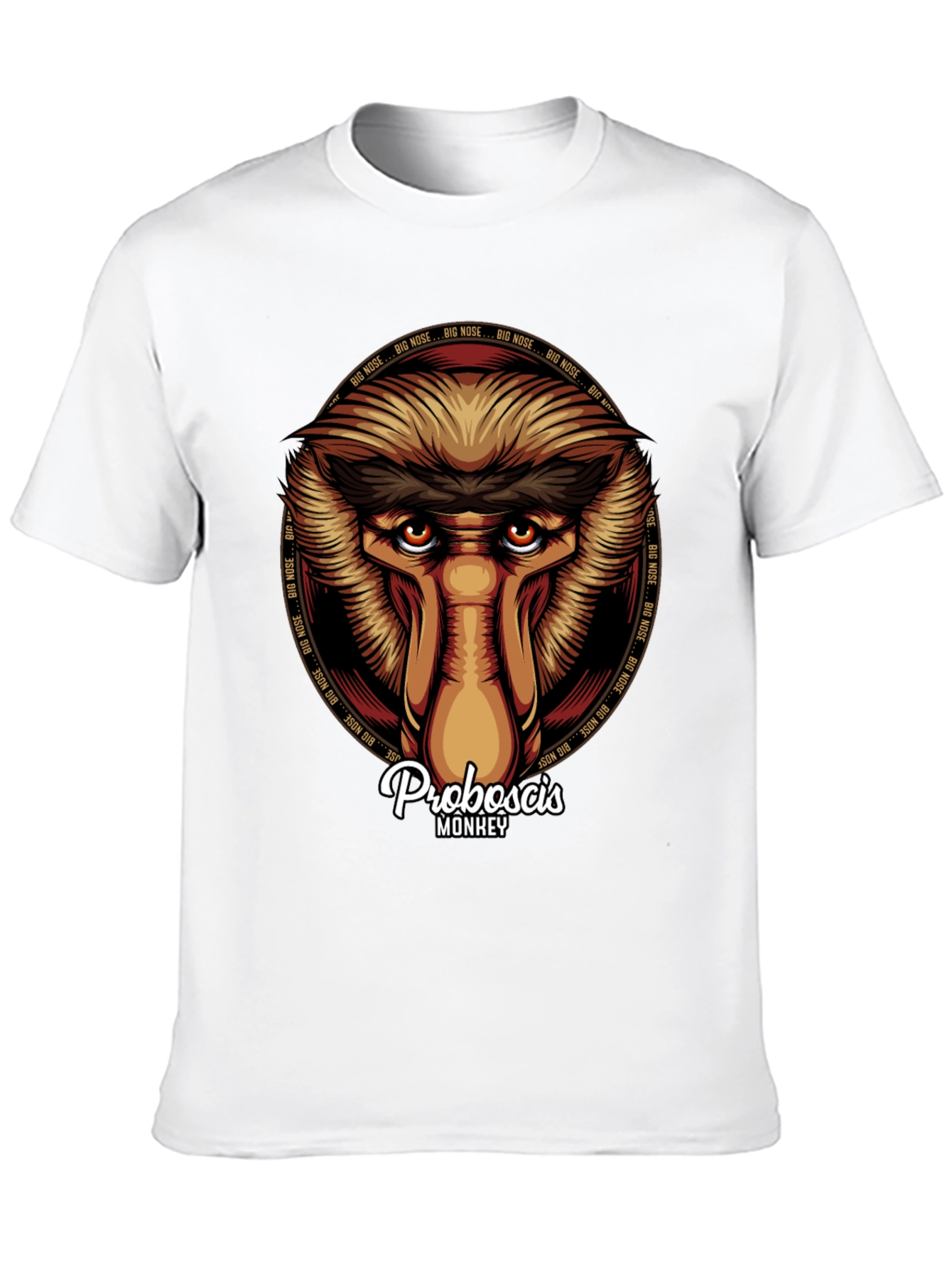 Proboscis Monkey Big Nose Graphic T-Shirt