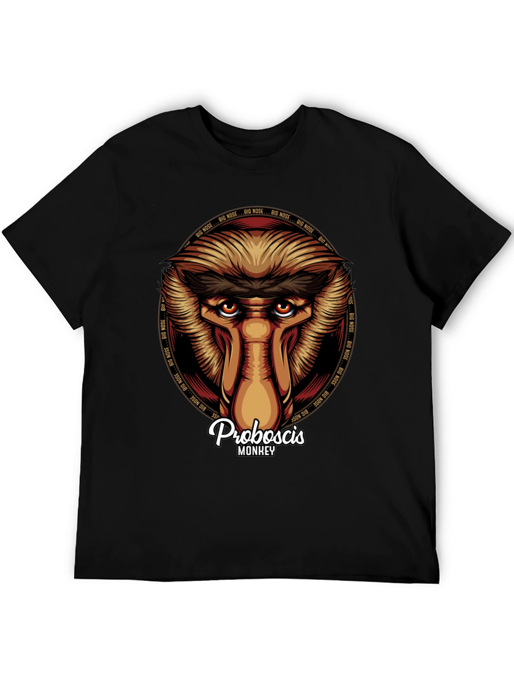 Proboscis Monkey Big Nose Graphic T-Shirt