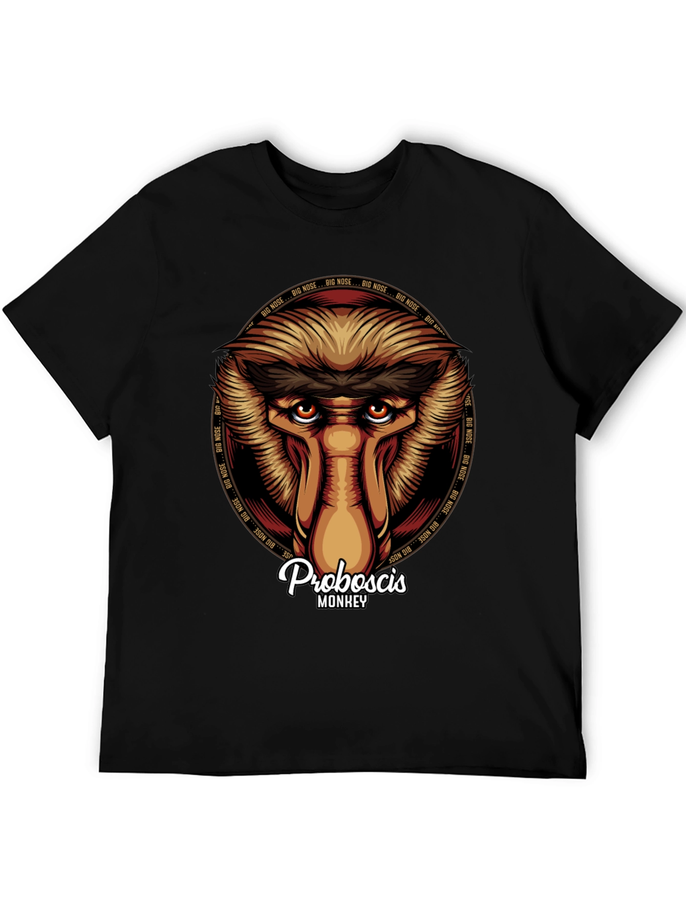 Proboscis Monkey Big Nose Graphic T-Shirt