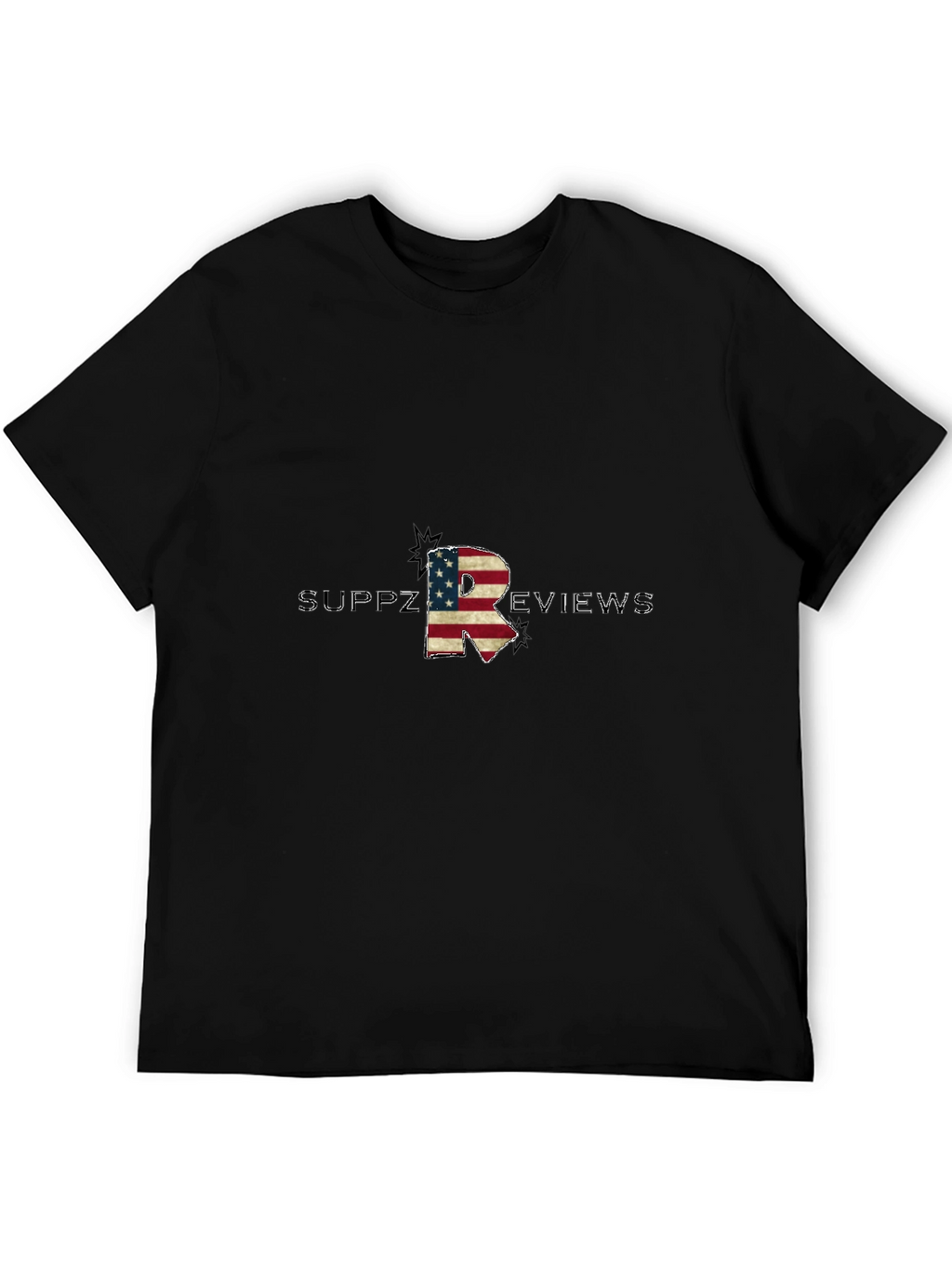 Suppz Reviews American Flag Letter R T-Shirt