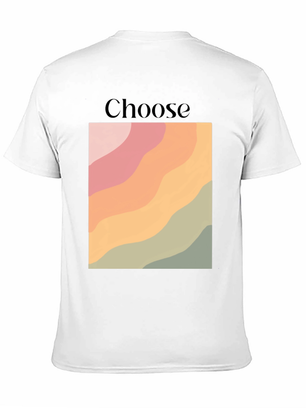 Choose Graphic Tee - Retro Wave Design