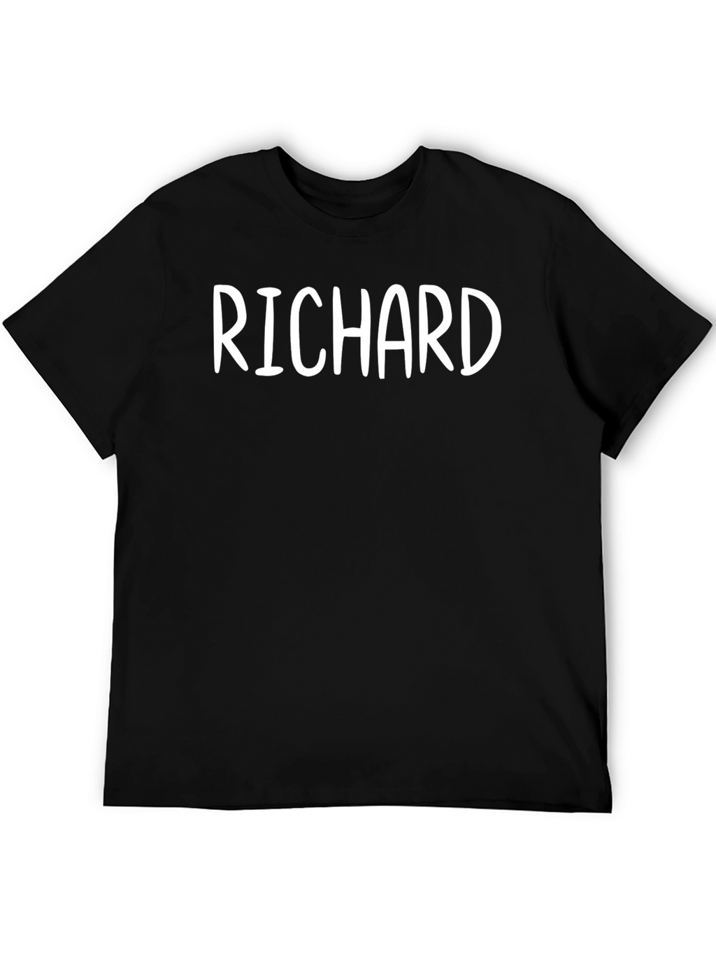Personalized RICHARD Black T-Shirt