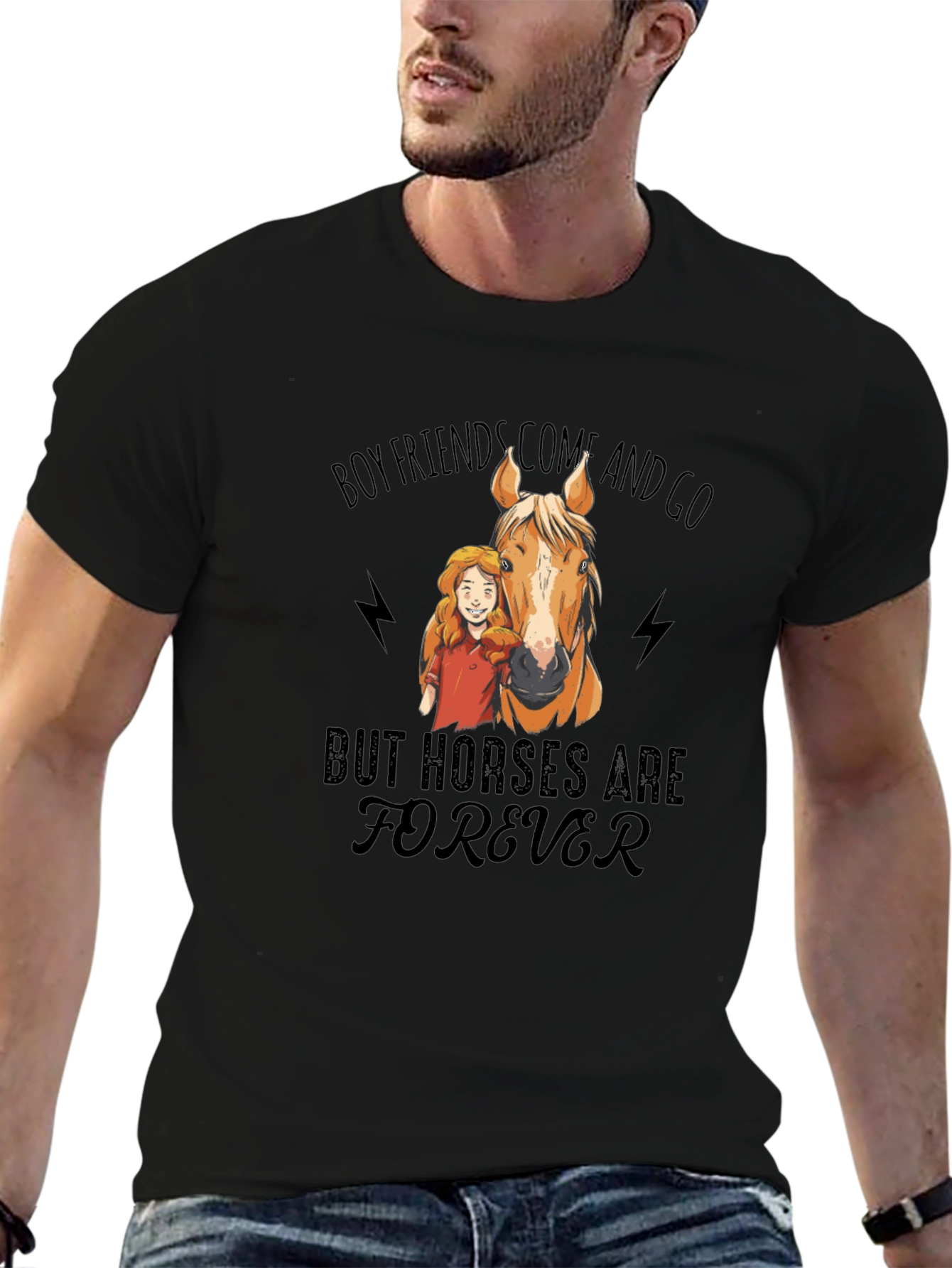 Horse Lover T-Shirt - Boyfriends Come and Go