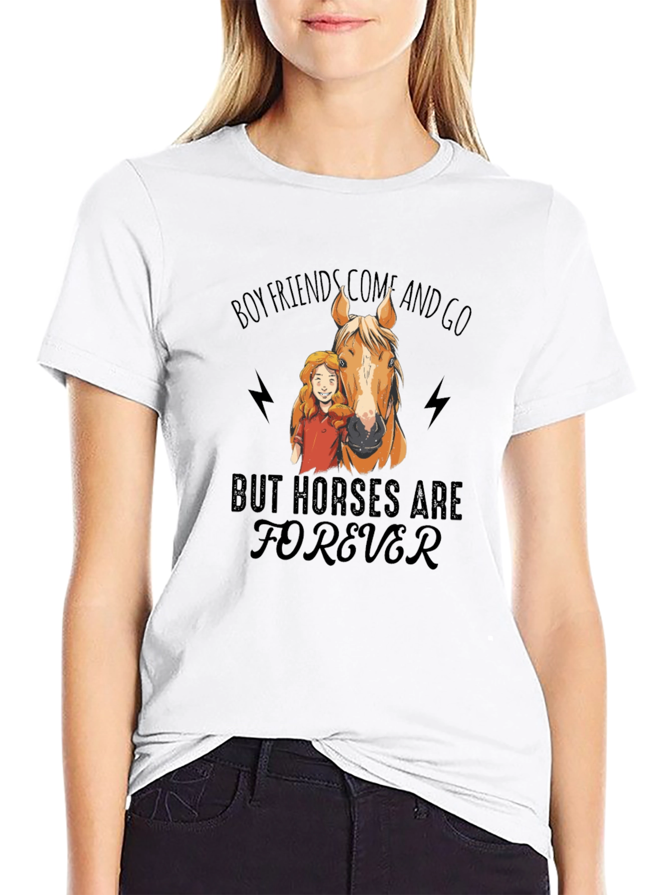 Horse Lover T-Shirt - Boyfriends Come and Go