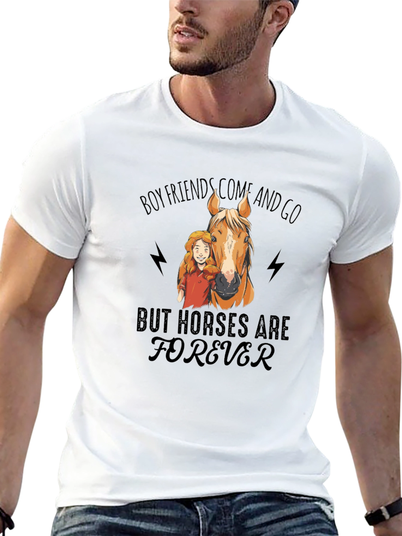 Horse Lover T-Shirt - Boyfriends Come and Go