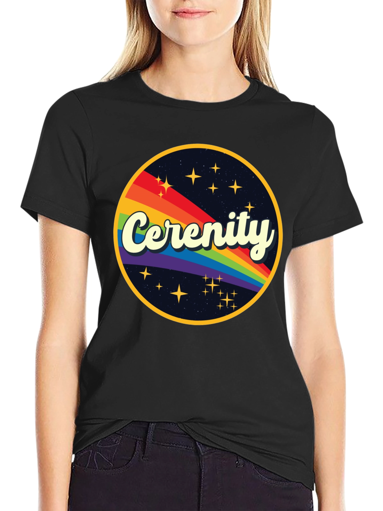 Cerenity Retro Rainbow T-Shirt