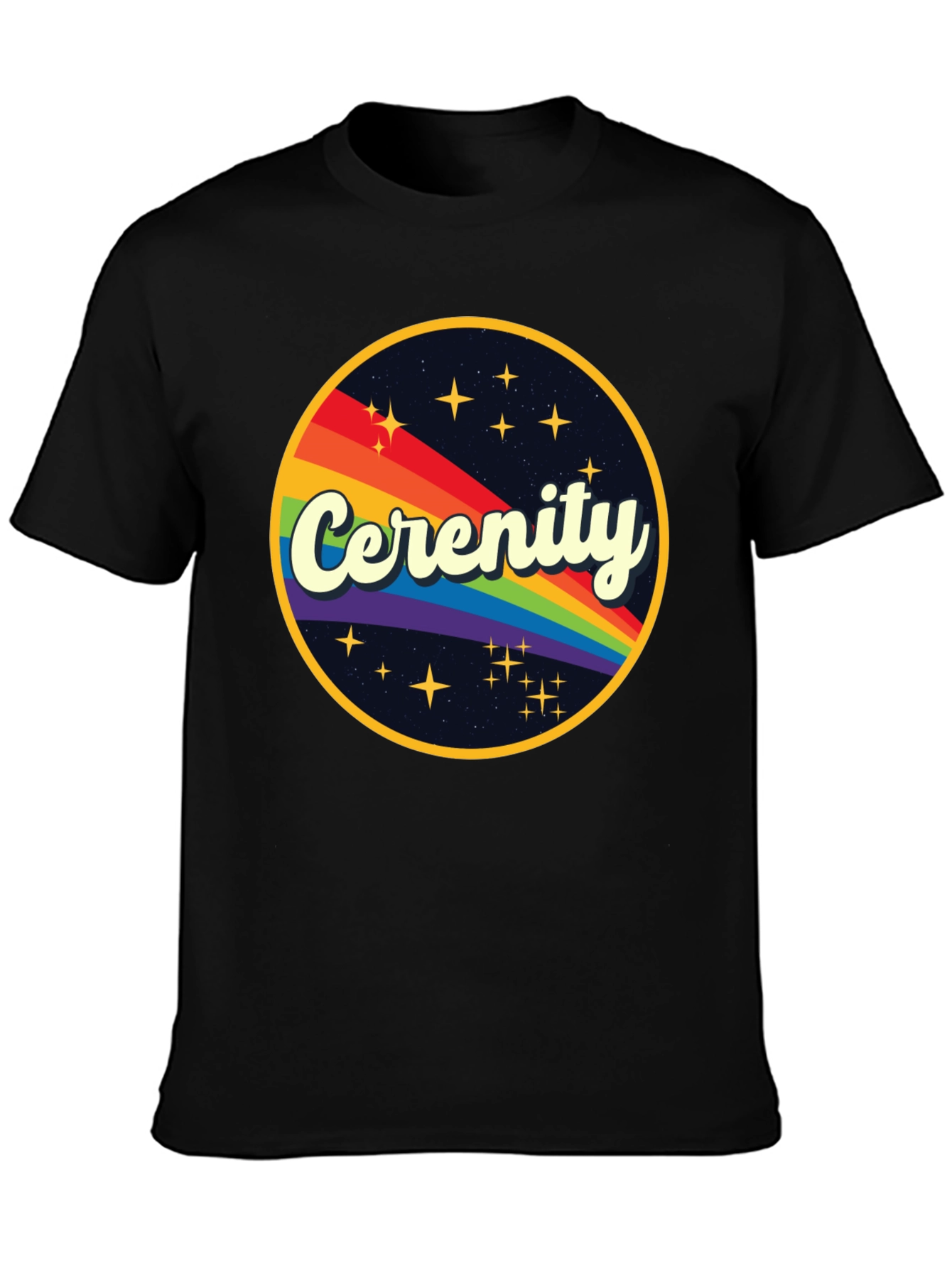 Cerenity Retro Rainbow T-Shirt