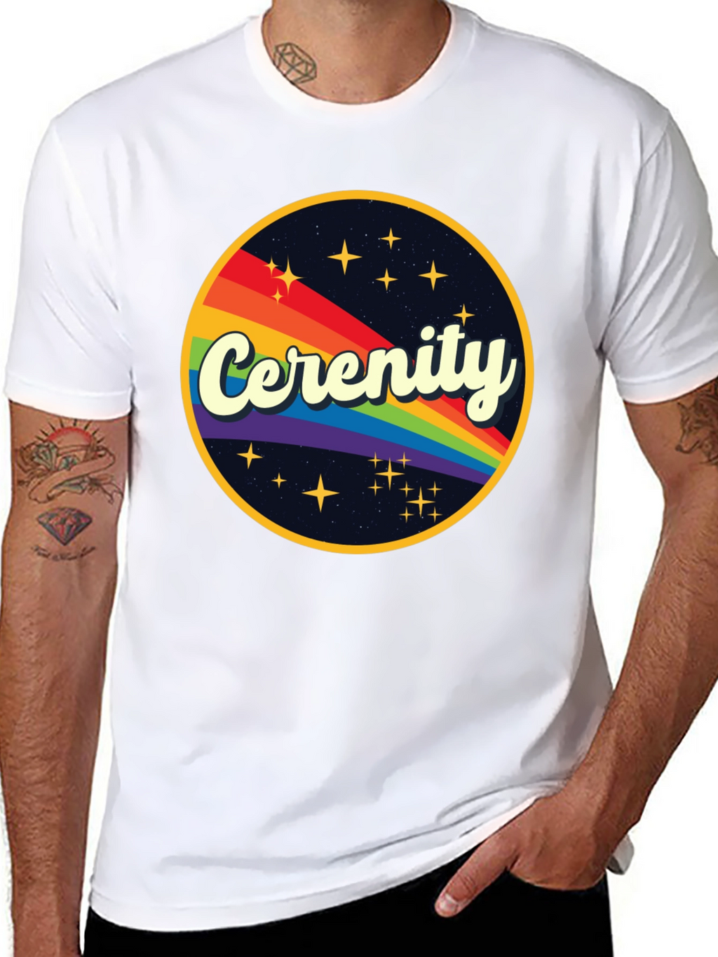 Cerenity Retro Rainbow T-Shirt