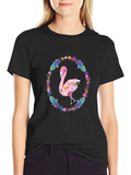 Flamingo Watercolor Graphic Tee