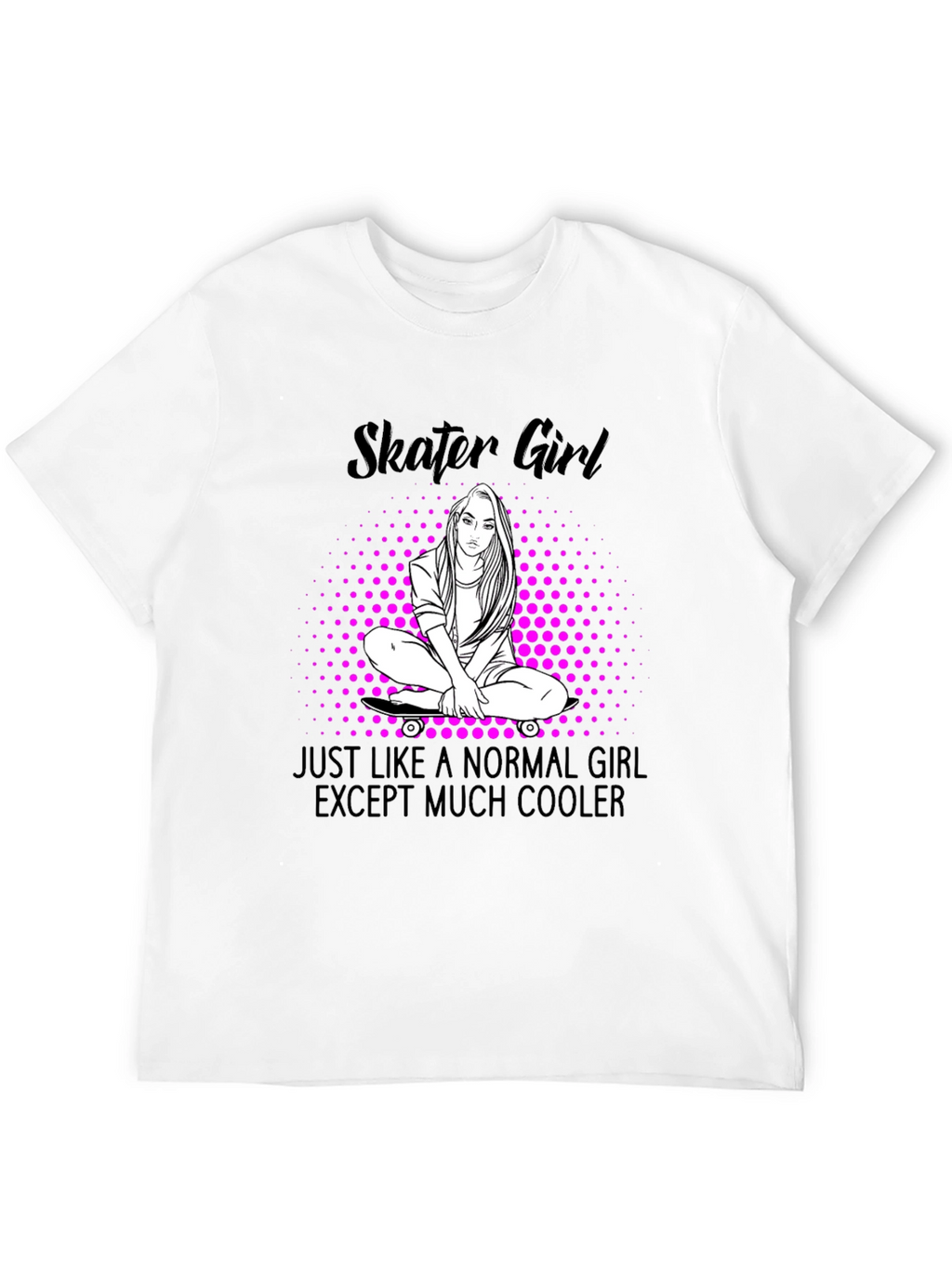 Skater Girl T-Shirt - Cool Graphic Tee