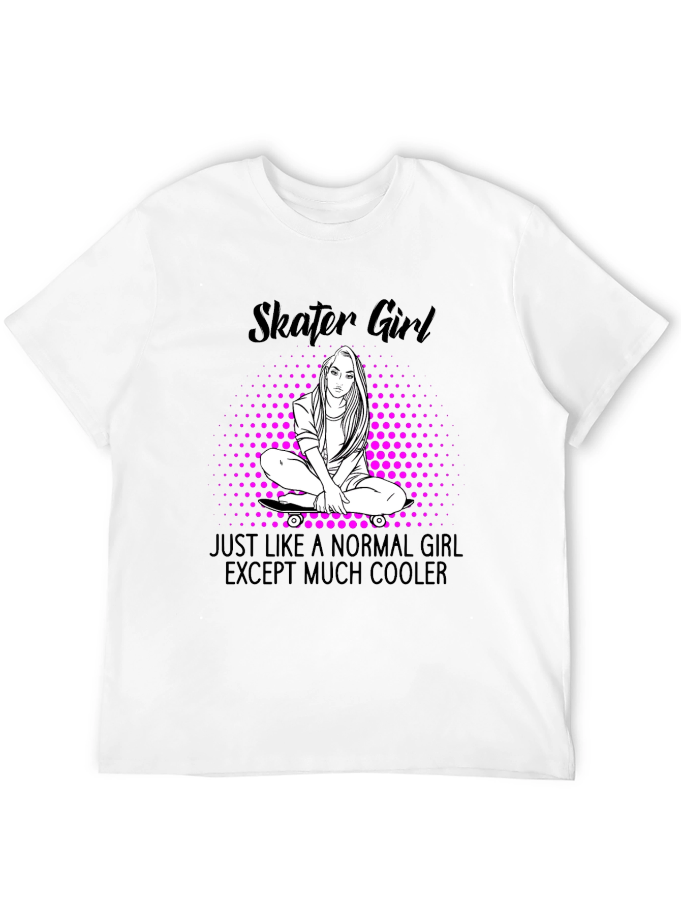 Skater Girl T-Shirt - Cool Graphic Tee