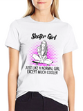 Skater Girl T-Shirt - Cool Graphic Tee