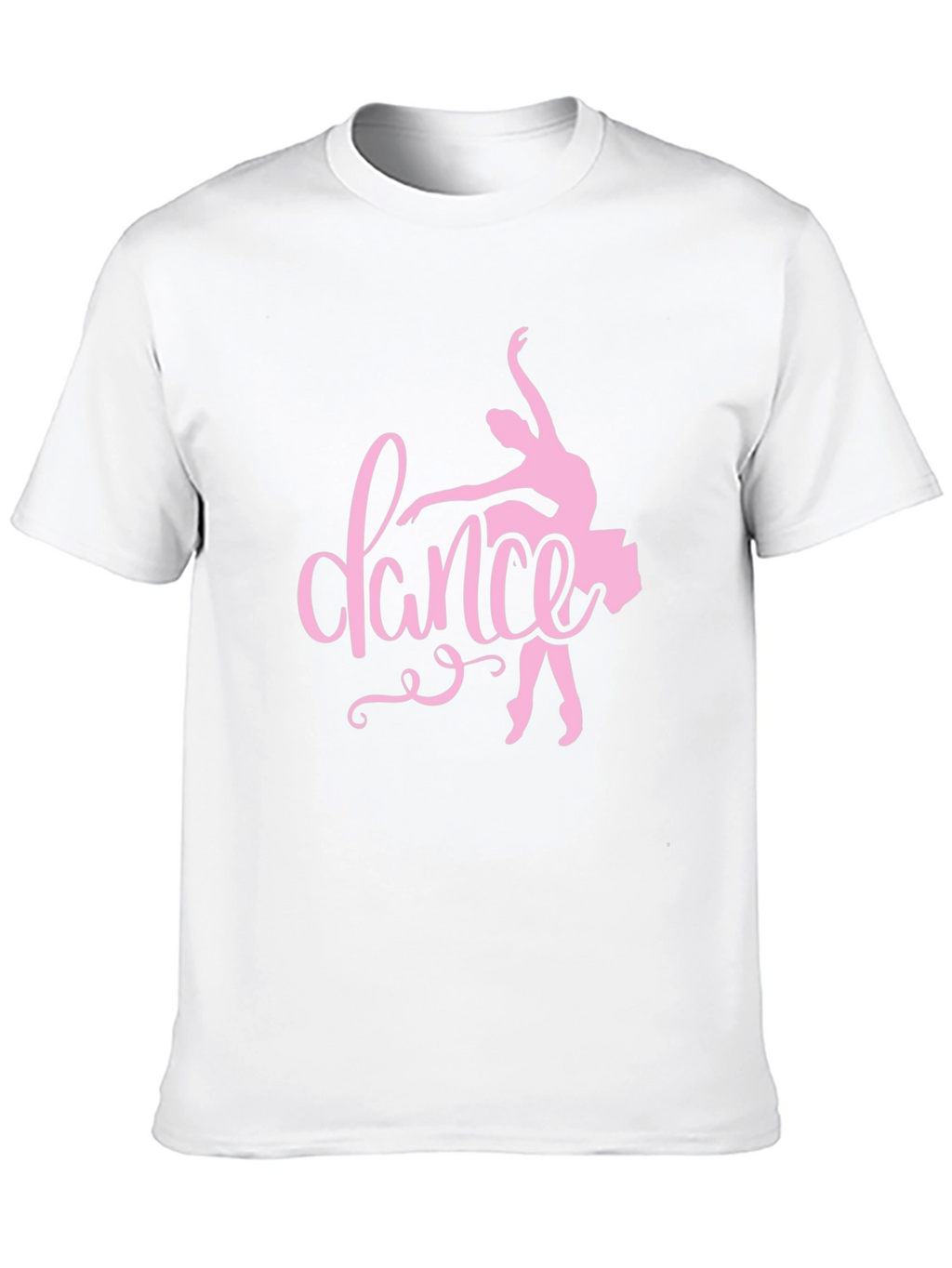 Dance Ballet Graphic Tee - Black Cotton T-Shirt