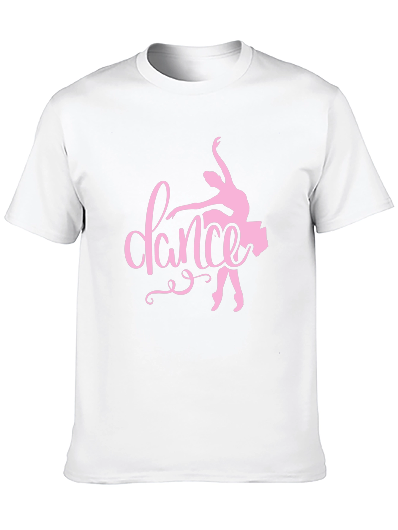 Dance Ballet Graphic Tee - Black Cotton T-Shirt