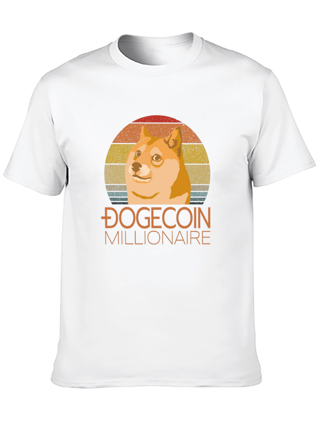 Dogecoin Millionaire Black T-Shirt