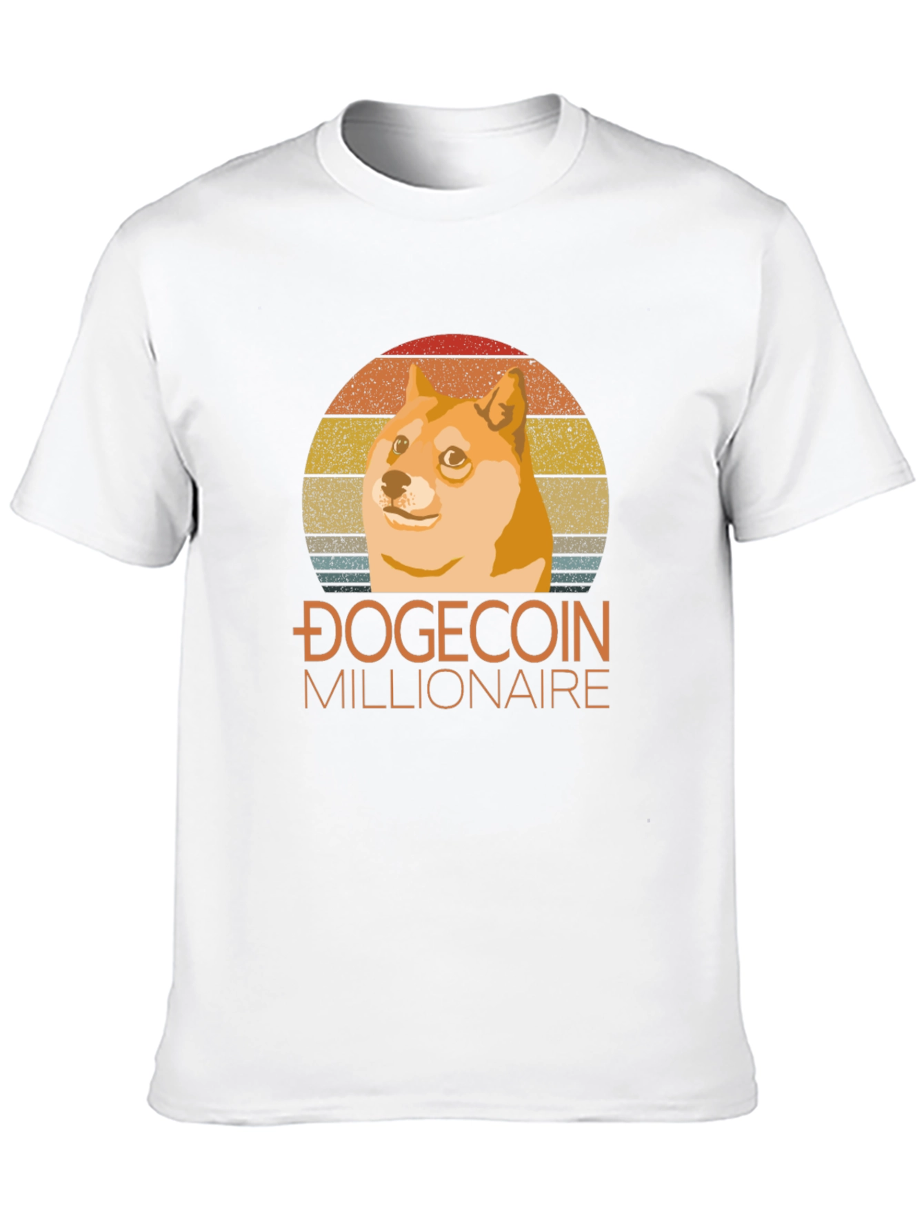 Dogecoin Millionaire Black T-Shirt