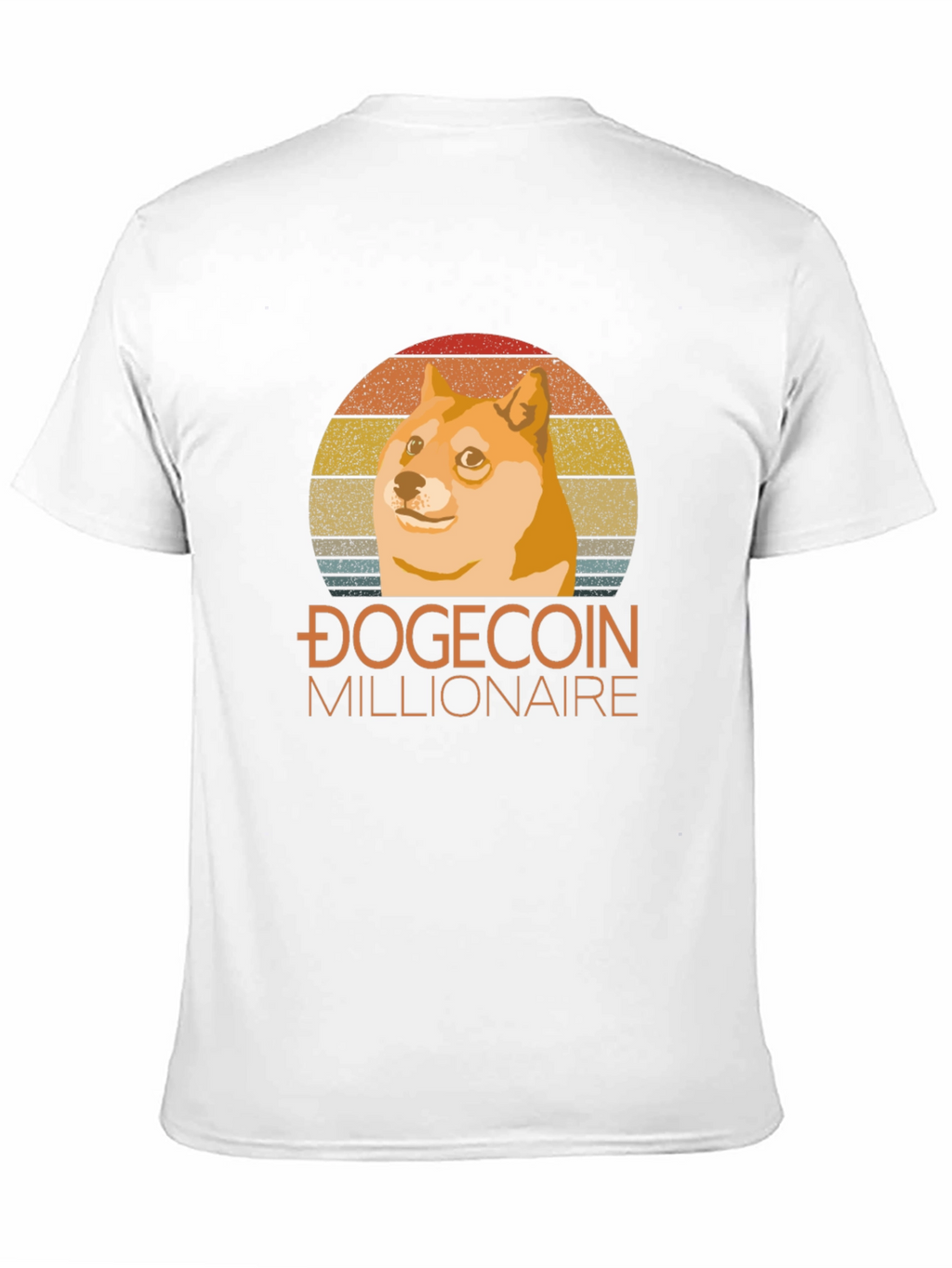 Dogecoin Millionaire Black T-Shirt